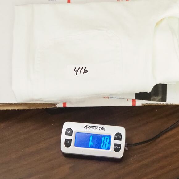 Habitat Women's Perfect Crop Jean White Sz‎ 6 Wide Leg Front Pocket Classic - Picture 9 of 9